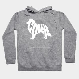 Collie white Hoodie